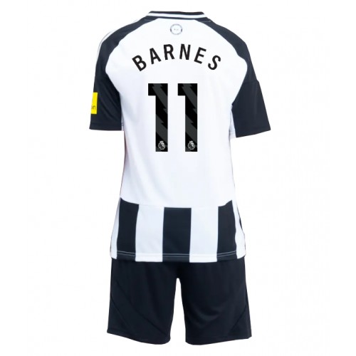 Fotbalové Dres Newcastle United Harvey Barnes #11 Dětské Domácí 2024-25 Krátký Rukáv (+ trenýrky)